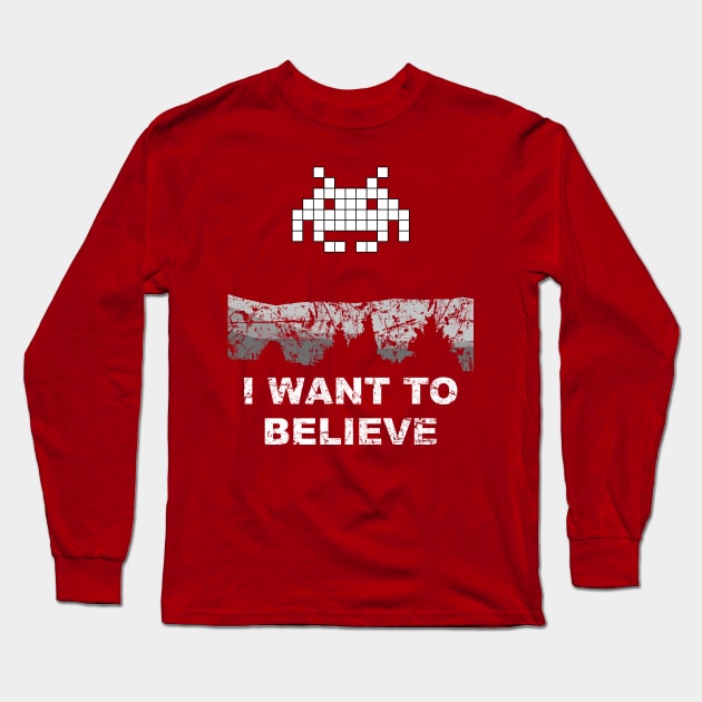 Invader X Long Sleeve T-Shirt by Remus